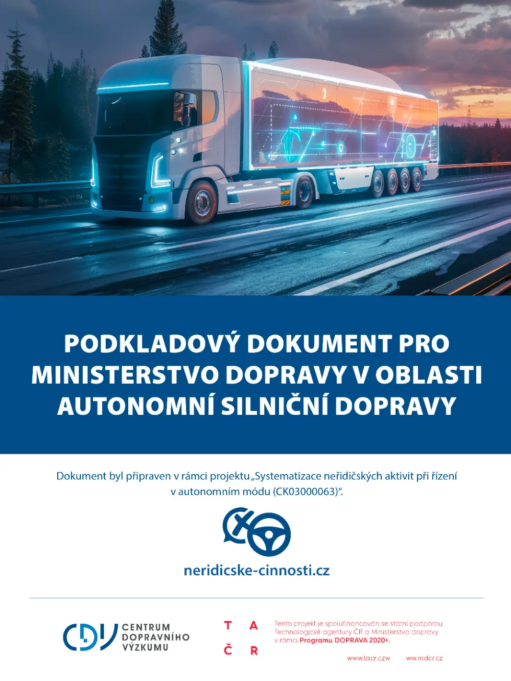 Podkladový dokument pro Ministerstvo dopravy